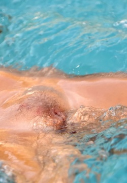 Alison Angel in a small bikini