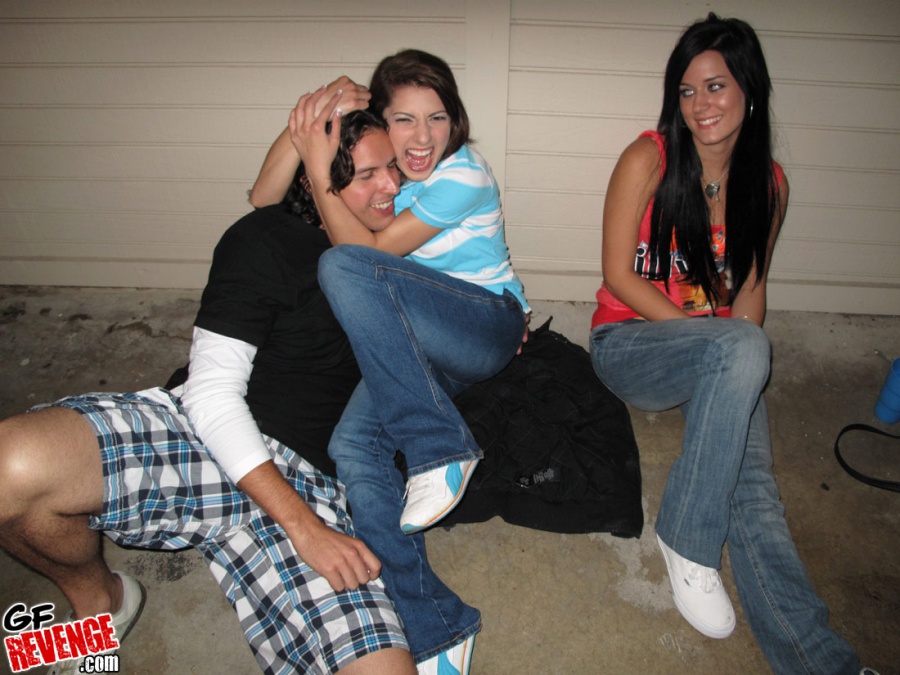 Dude fucks his girlfriend and her friend Girlfriend 900x675 pic Dude fucks his girlfriend and her friend picture