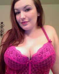 Camerella Cams in A Bring Pink Corset