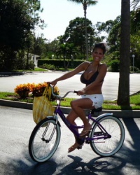 Wendy Rides Her Bike