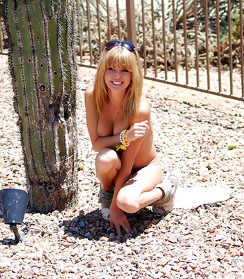 A girl and her cactus